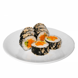 Kimbap with carrots (roll)
