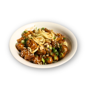 Noodles with VegChicken (vegetarian)